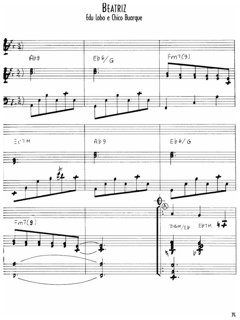 Partitura Beatriz | PDF
