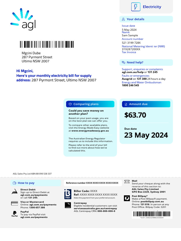 Utility Bill | PDF | Value Added Tax | Debit Card