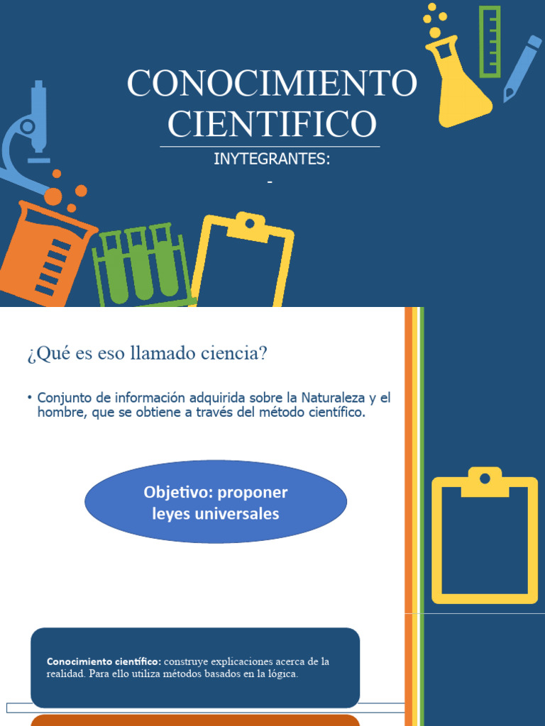 Definición y Filosofía de la Ciencia | PDF | Conocimiento | Science