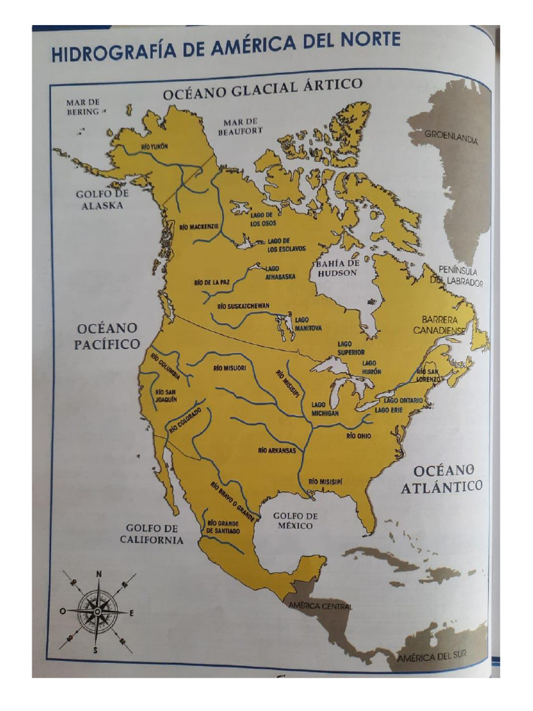 Mapas de Hidrografia de America | PDF