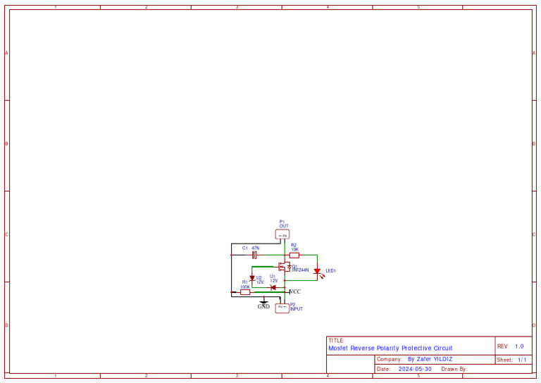 Mosfet Reverse Polarity Circuit Design | PDF