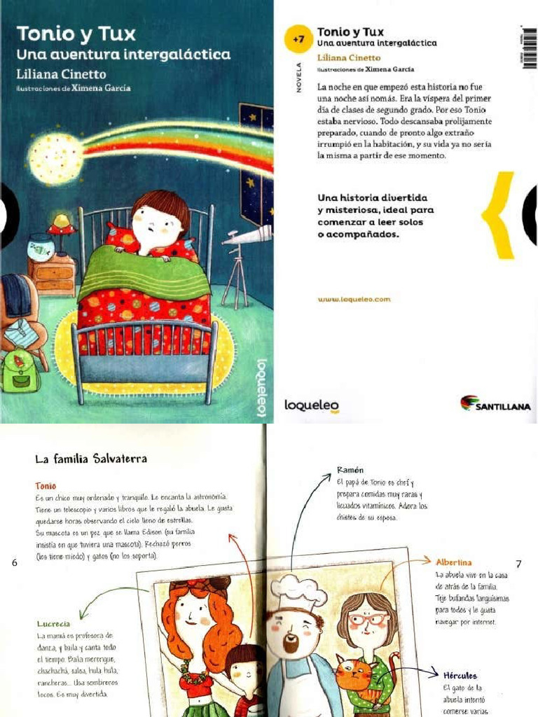 Tonio y Tux Una Aventura Intergaláctica | PDF, image size:768x1024
