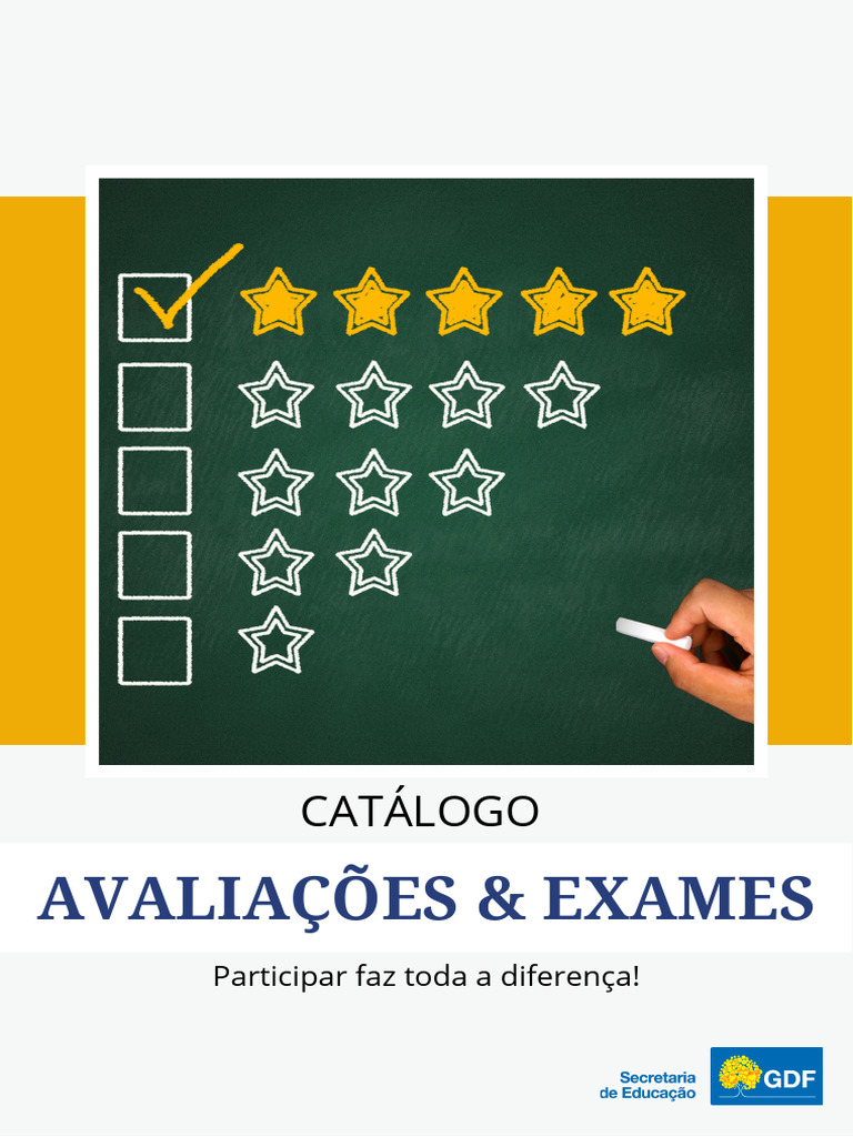 Avaliações e Exames na Educação DF | PDF | Programa para Avaliação ...
