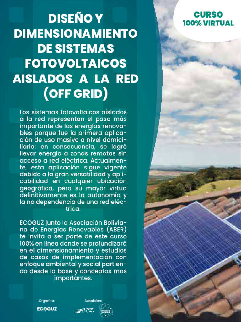 PDF Informativo-Módulo Off grid-XI | PDF | Fotovoltaica | Inversor de ...