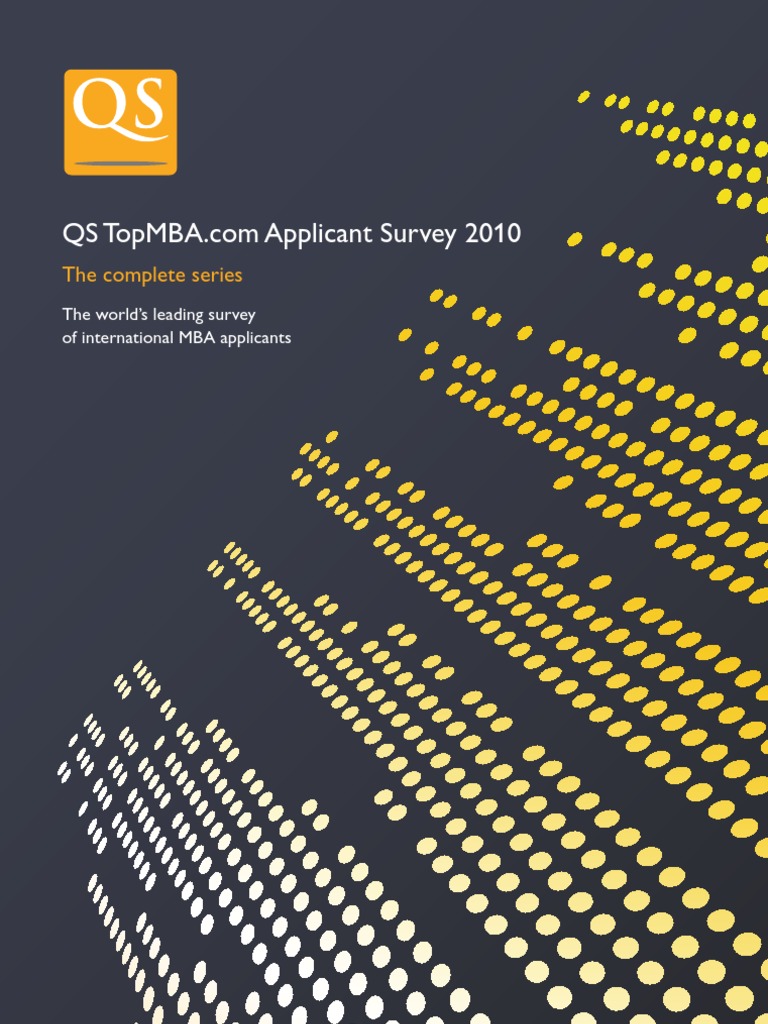 The Complete Series: The World's Leading Survey of International MBA ...