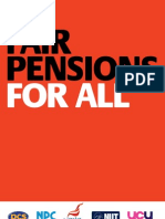 Fair Pensions for All Pamphlet