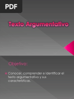 Texto Argumentativo Power Point