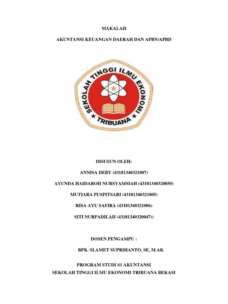 Akuntansi Keuangan Daerah dan APBD | PDF