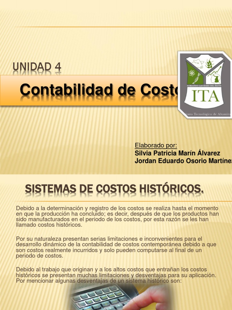 Abreviaturas en Contabilidad de Costos | PDF | Costo | Contabilidad
