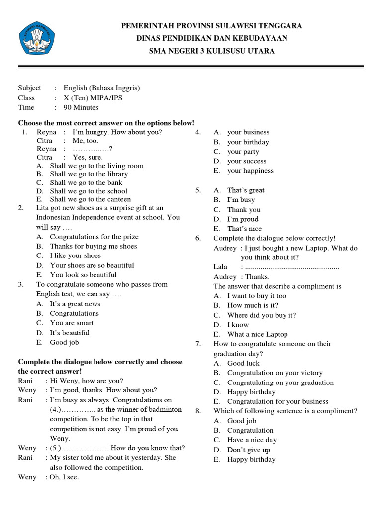 Menguasai Seni Menulis dalam Bahasa Inggris: Panduan Lengkap dengan Contoh Soal untuk Siswa SMA Kelas 1