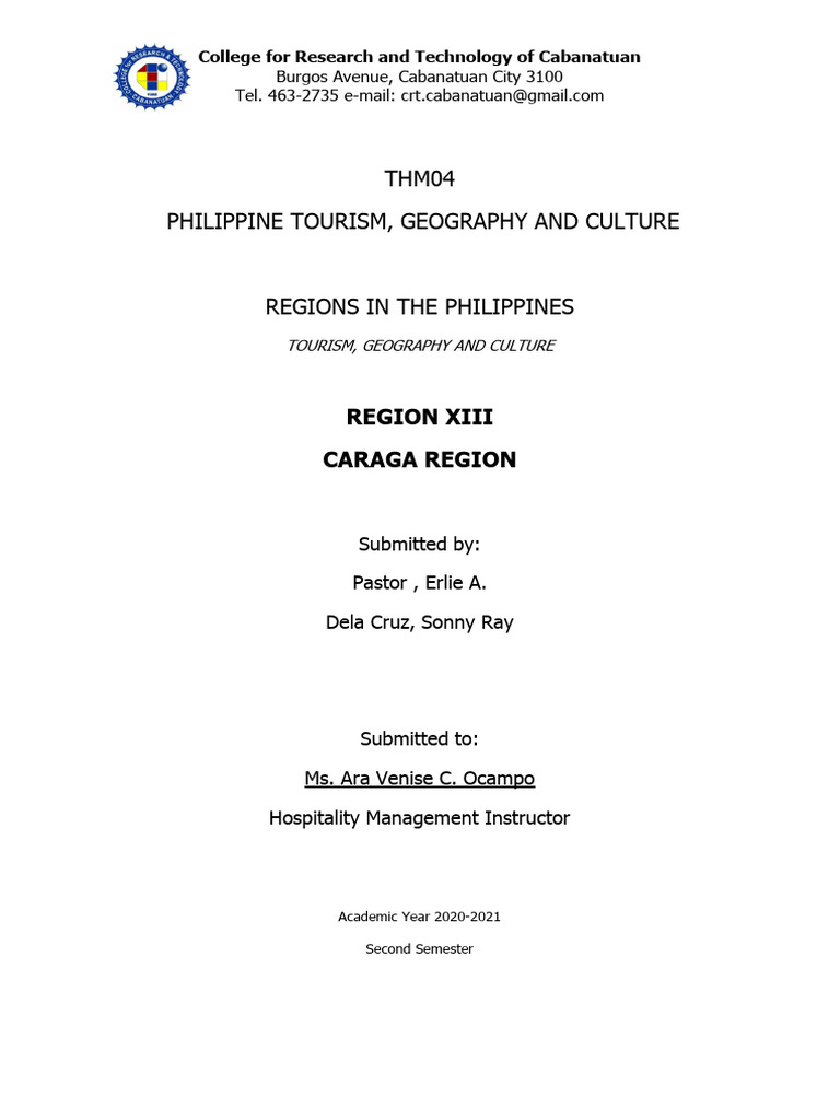 Region Xii Caraga Region | PDF | Philippines | Southeast Asia
