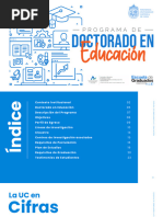 Facultad - Educacion Uc Doctorado Educacion Folleto