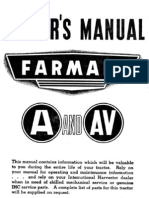 FarmallA Owners Manual