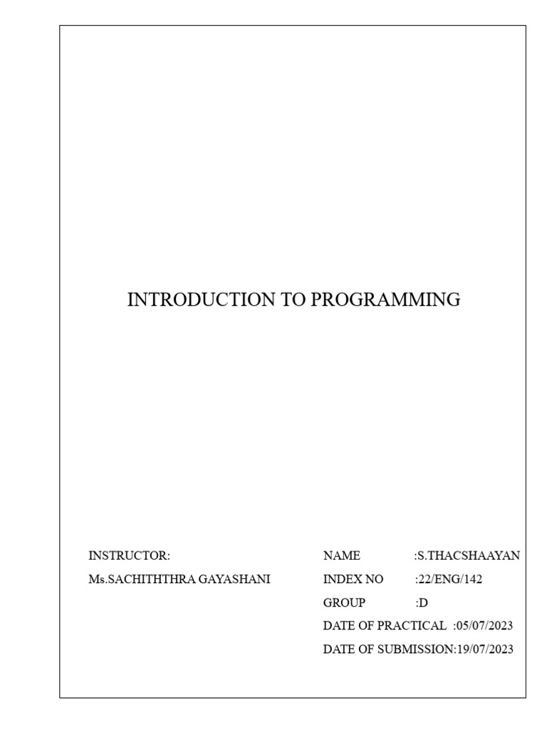 22 Eng 142 | PDF | Computer Programming | Mathematical Logic