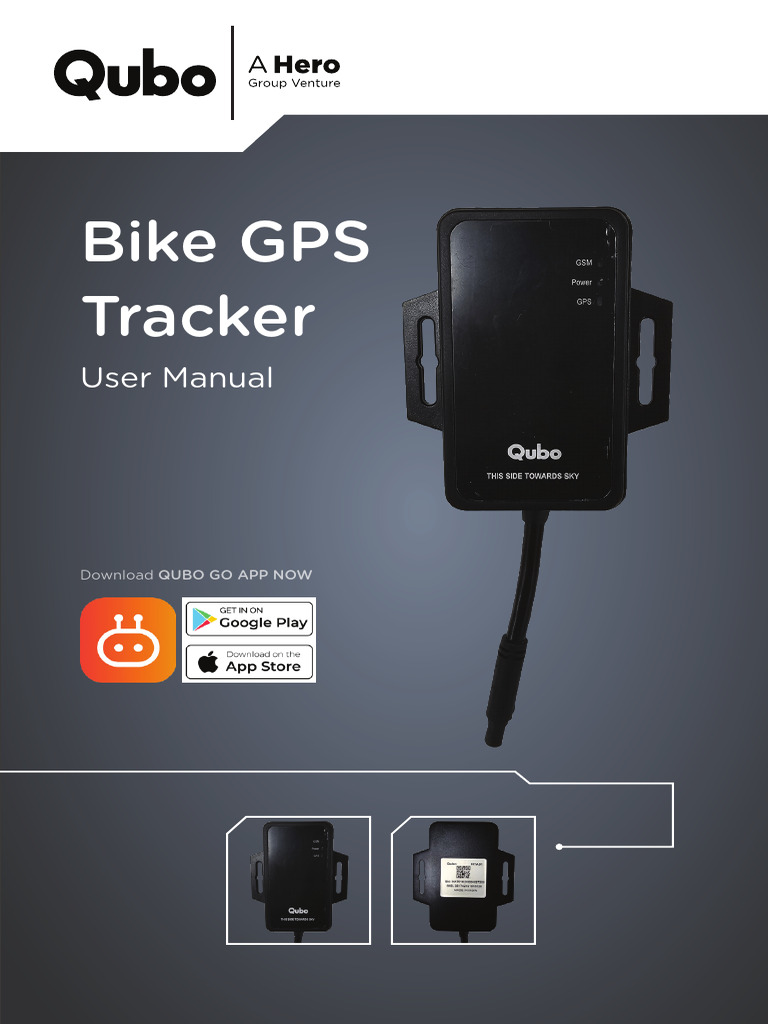 Qubo Bike GPS Tracker User Manual | PDF | Global Positioning System ...