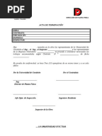Acta de Terminacion de Obra