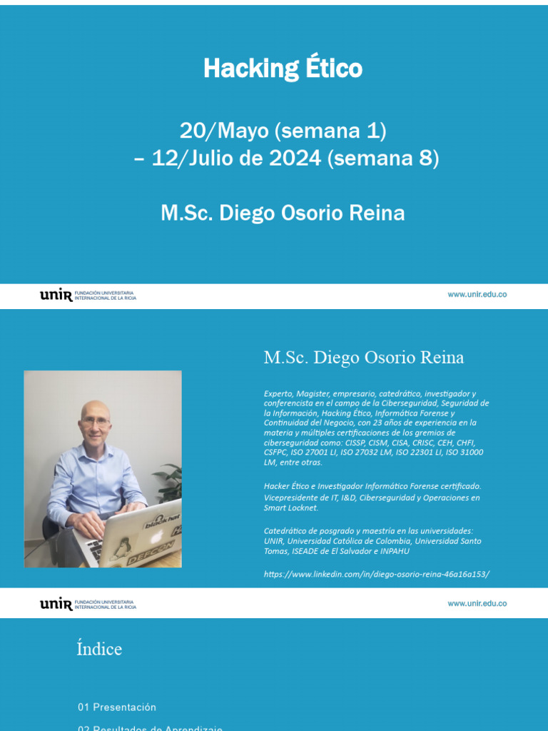 Curso de Hacking Ético 2024 | PDF | La seguridad informática | Seguridad