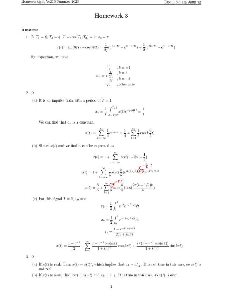 Solution 3 | PDF | Mathematical Analysis | Applied Mathematics