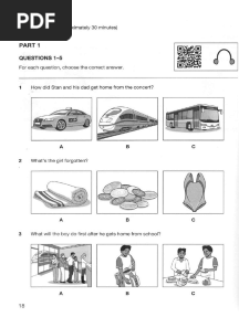 Ket For Schools Test 1 Listening