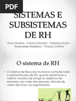 Sistemas e Subsist Em As de Rh-2