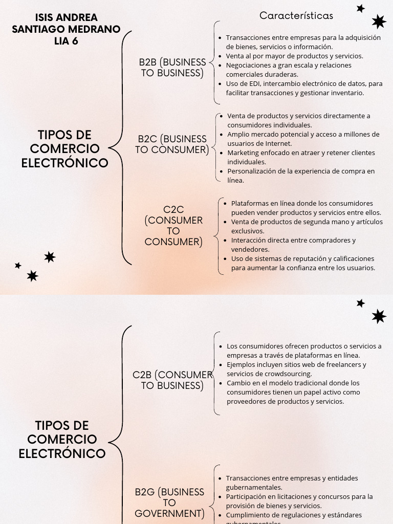 Tipos de Comercio Electrónico | PDF | Negocios económicos | Sector privado