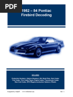 Pontiac Engine Colors | PDF | Chevrolet | Industries