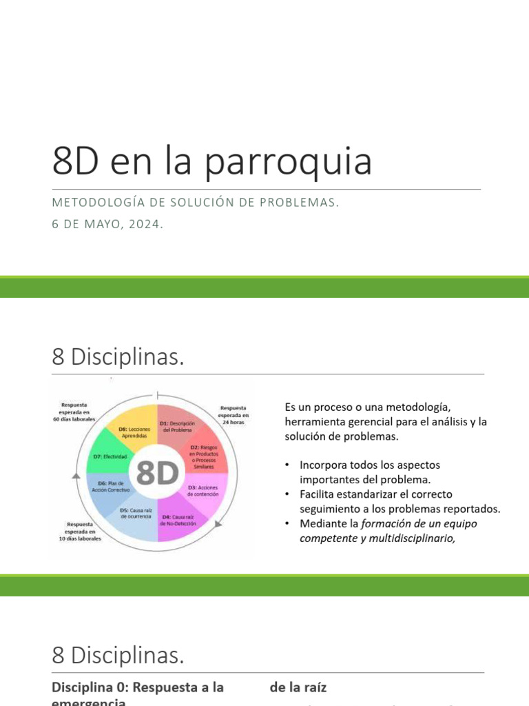Formacion 8d Solucion De Problemas Pdf
