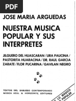 Nuestra música popular y sus intérpretes (José María Arguedas)