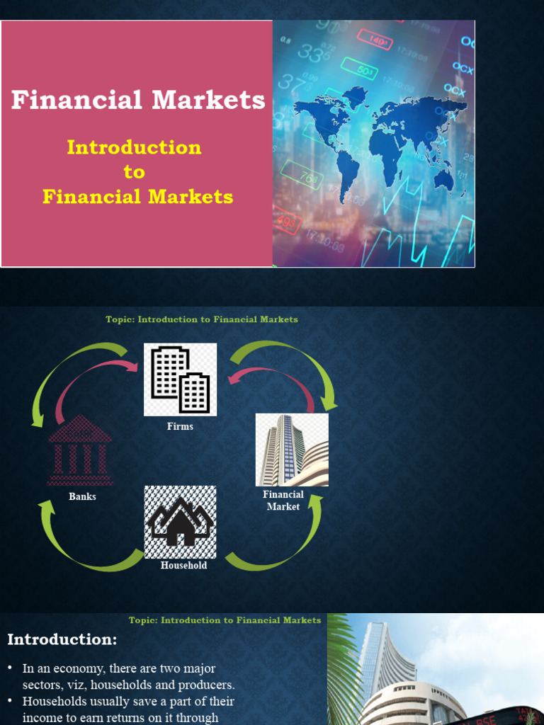 Understanding Financial Markets Overview | PDF | Financial Markets ...