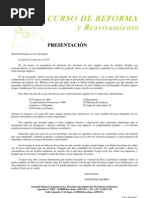 Curso de reavivamiento y reforma