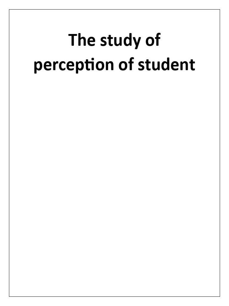 Student Perception of Investment | PDF | Bonds (Finance) | Investing