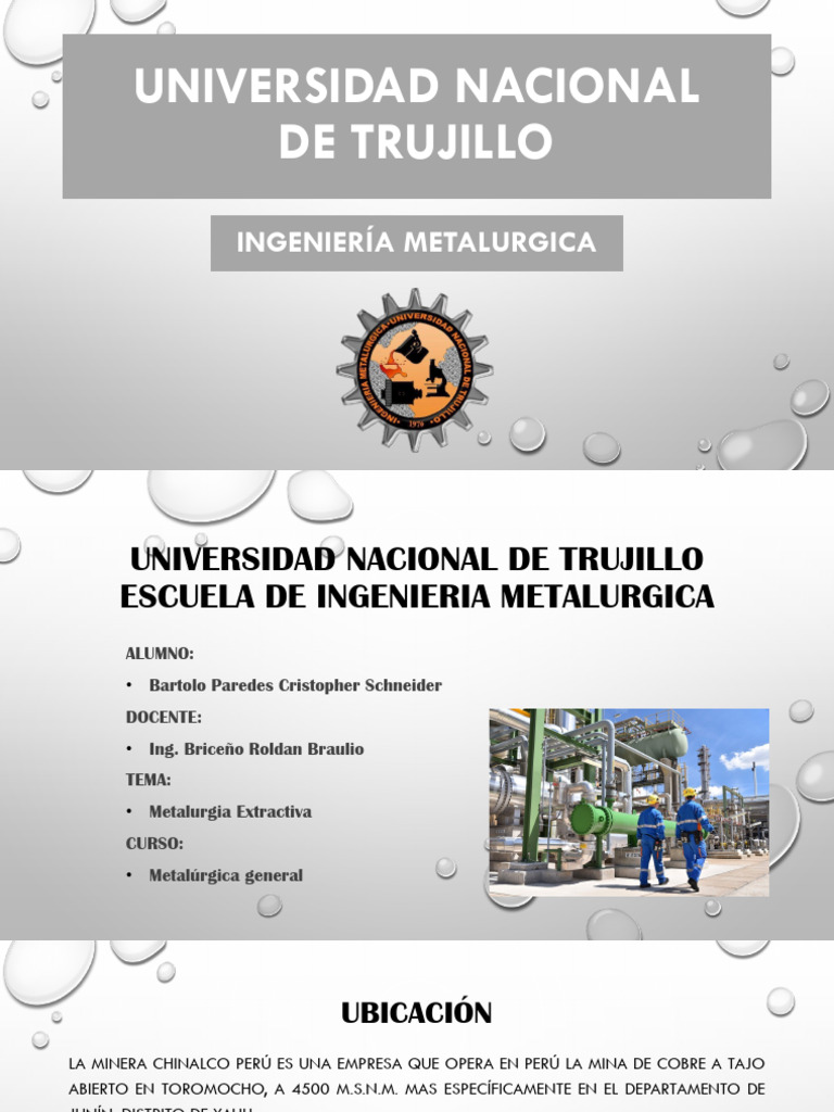 Ubicación de Chinalco en Perú | PDF | Cobre | Minería