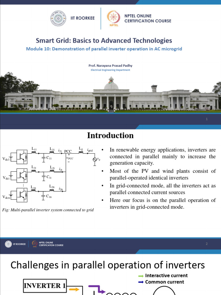 Parallel Inverter Operation in AC Microgrids | PDF | Power Inverter ...