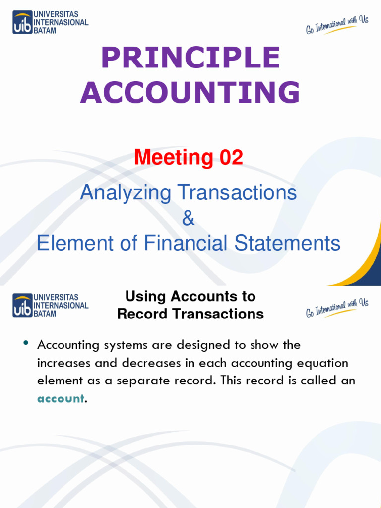 Accounting Principles Overview | PDF | Debits And Credits | Equity ...