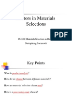 Factors in Materials Selections