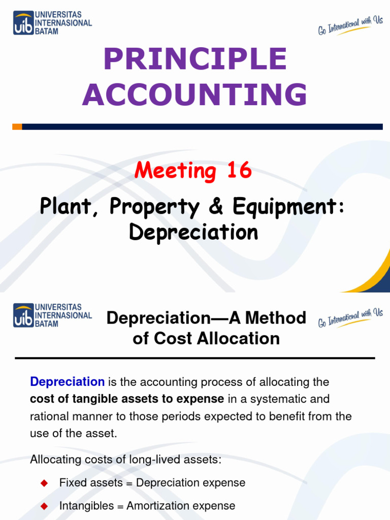 Depreciation Methods in Accounting | PDF | Depreciation | Book Value