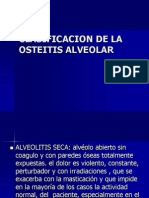 Clasificacion de La Osteitis Alveolar