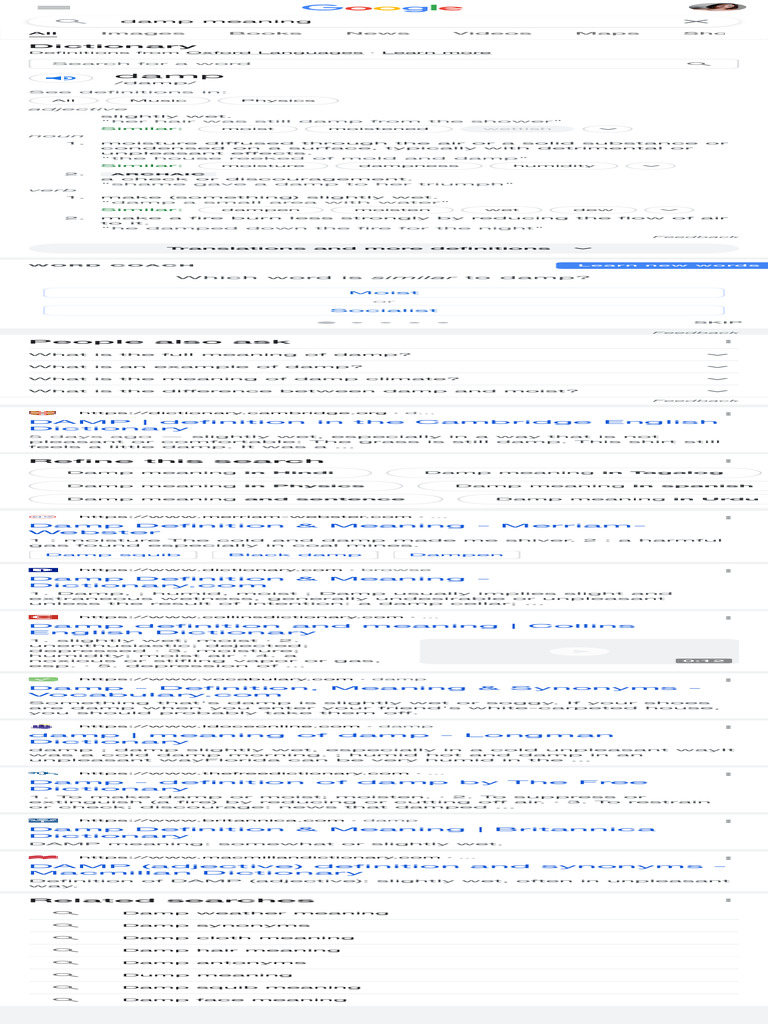 damp-meaning-google-search-pdf-linguistics-grammar