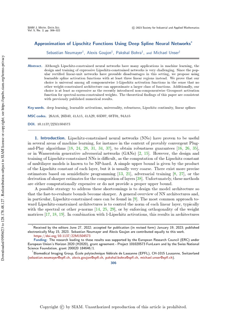 Neumayer 2023 A | PDF | Function (Mathematics) | Artificial Neural Network