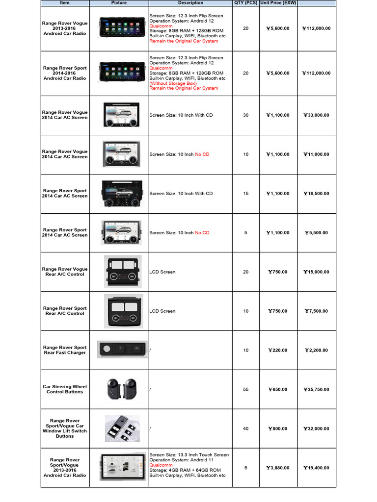 Range Rover | Download Free PDF | Android (Operating System) | Motor ...