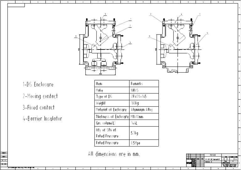 Sl.2 p6 - 145kv Gis Component-Ds | PDF