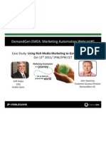 Demandgen Emea: Marketing Automation Webcast#5