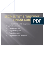 Segmentet e Tregjeve financiare