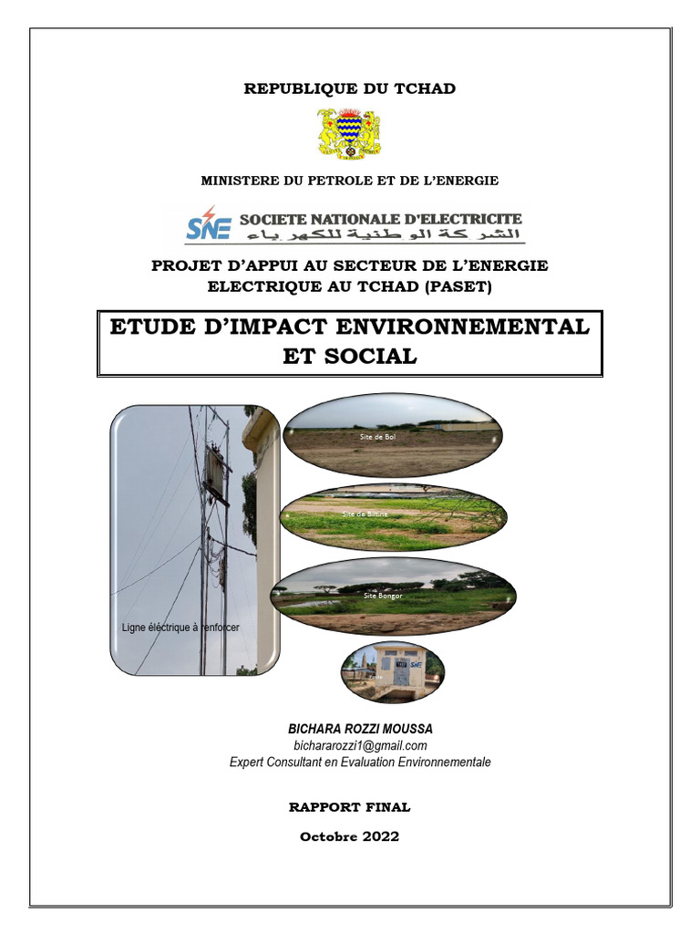 Étude d'Impact Environnemental au Tchad | PDF | Environnement naturel ...