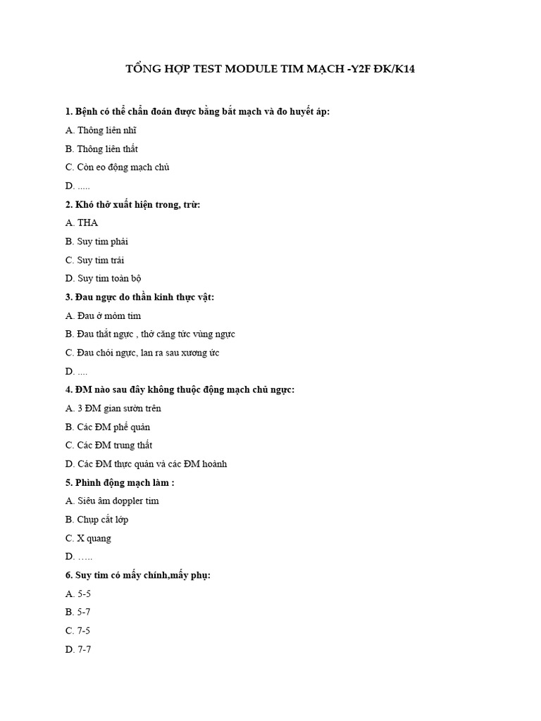T NG H P Test Module Tim M CH | PDF