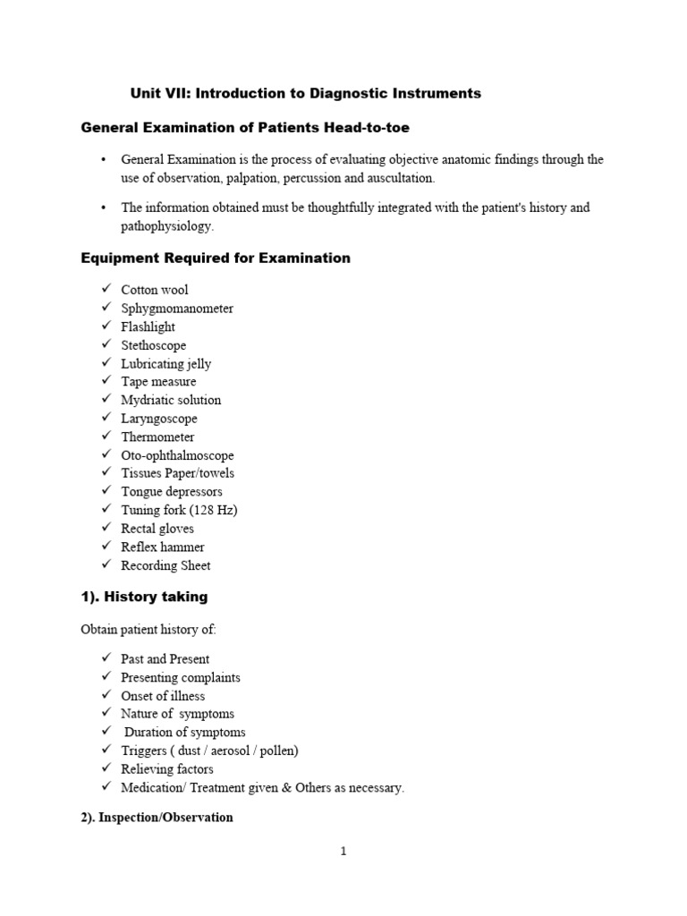 Basic Nursing Fon I Lecture Notes Unit Vii | PDF | Blood Pressure | Pulse