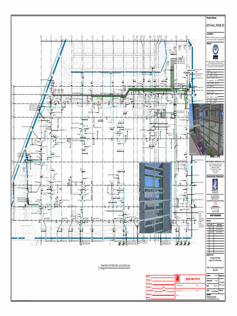 Data Hall Phase 3W: Shop Drawing | PDF
