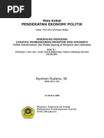 Download Ringkasan Strategi Pembangunan Mahathir dan Soeharto era 1990 an by Nyoman Rudana SN7395217 doc pdf