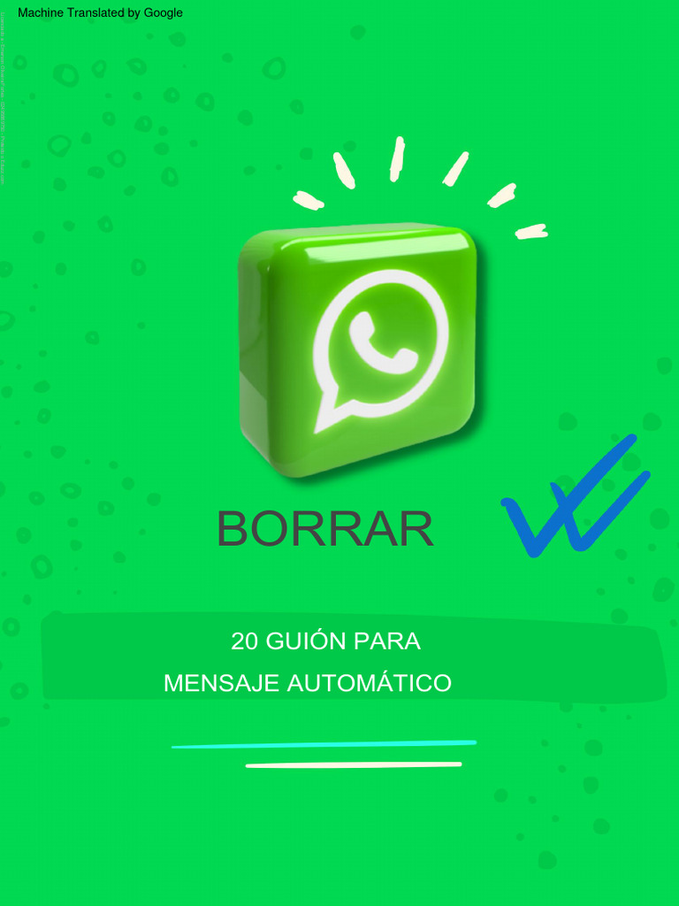  script para mensagem automatica pdf