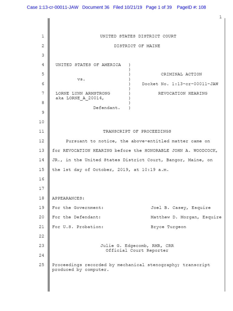 Lorne 2019 sentencing transcript pdf probation united states